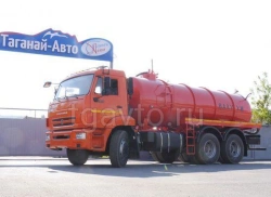 Vacuum Tanker for Mechanized Cleaning Model 5675K Modification 6999K2-20 on KAMAZ 65115-A5, 65115-50, 65115-RR, 65115-RS