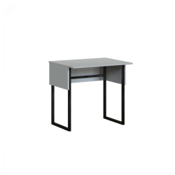 Single Student Desk - Grey Laminated Particle Board