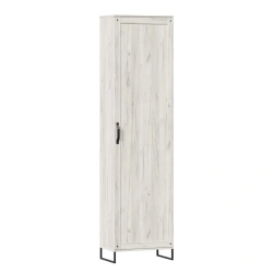 Sydney LD.672010.000 Single Door Wardrobe (White Craft Oak)