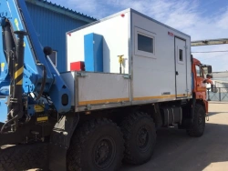 Multifunctional Truck with Hydraulic Crane MKMA on KAMAZ 43118 Base