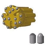 KHNS 102 Drill Bit Crown T51 20.00mm with Retractable Design
