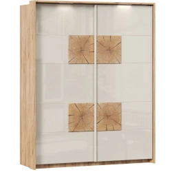 Fiji LD.659100.000 Two-Door Wardrobe (Golden Oak/Kashmir)