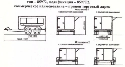 Mobile Trading Kiosk Trailer 8597T2