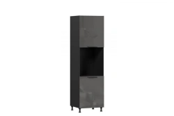 Black 600mm Dish Cabinet Type 4 LD.270260.000 M