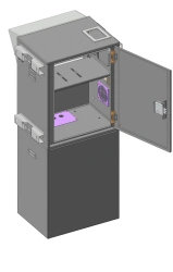 Outdoor Anti-Vandal Telecommunications Cabinet SHU-VK-08 615x700x505-C
