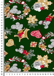 Melange Knitted Fabric (75% Cotton, 25% Polyester) for Apparel