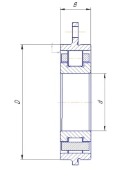 Rolling Bearing 4-812706Р-ТУ 3900-A
