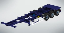 Three-Axle Container Semi-Trailer CY-453 (No Hydraulic Equipment)