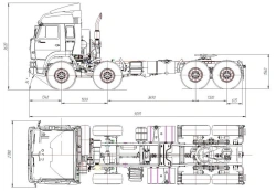 6350K3 Heavy-Duty Tractor for Towing Semi-Trailers