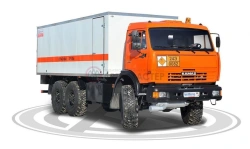Specialized EX/III Van Truck Model 5782R3 on KAMAZ 5350-D5 Chassis