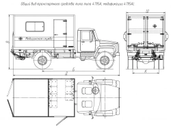 Medical Vehicle Complex 4795AL Based on GAZ 33086, 33088