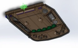 Cabin Shell for Tractor, Model PD 2375.67.03.010