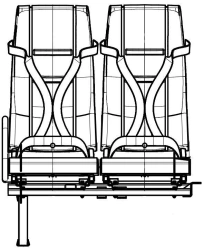 Passenger Seat DС15.6840.010-PV05