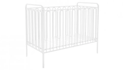 Polini Vintage Metal Kids Bed 150 cm, White, Model 0001649.1