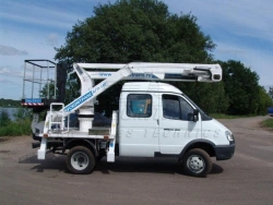 Hydraulic Aerial Platform AHP 14R GAZ-33023 13.4M 230KG 5.2M