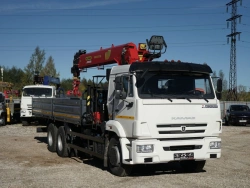 Multi-functional Truck with Hydraulic Crane MKMA on KAMAZ 43118 Base 41K04N-UK