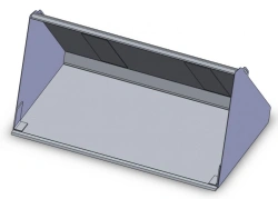 Universal Bucket Attachment for Loader KUN(TURS)-400: Bucket KUN(TURS)-400-2