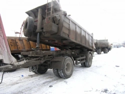 Dump Trailer SAV 83432RD with Pneumatic Suspension