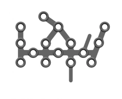 Non-Sterile Titanium Heel Reconstruction Plate with Angular Stability, Art. 90.19.XX