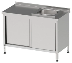 Food Preparation Table with Sink STKMP-1-1200x600