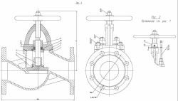 Flanged Non-return Shut-off Valve with Indicator DN 80 PN 16 Series 458 (KMIА.491925.002-02)