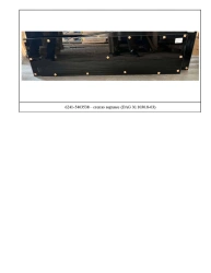 Upper Window Glass for Trolleybus 6241-5403538, Dark Gray, 364*1388 mm