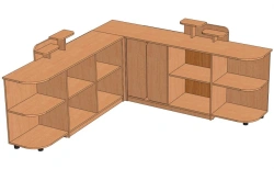 Corner Shelf "Uglovoy 2" Model: C-U2