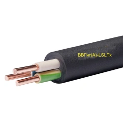 Power Cable with Copper Conductors, PVC Insulation, 0.66 kV, Model: ВВГнг(А)-LSLTx-0.66