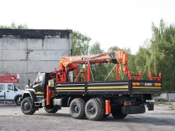 Multi-functional Truck with Hydraulic Crane KMA on URAL 4320 U0K03N-U3