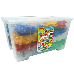 Bauer "Iron Road" Building Set (130L Container, 15 Instructions, Thematic Stickers)