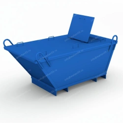 Metal Waste Collection Container with Lugs - Series 1708