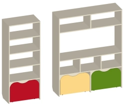 Toy Storage Rack "Traffic Light" Art. S.06.84