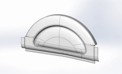 Left Arc Cover for Second Axis - 6299-5102050