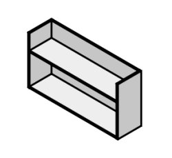 Wooden Bedroom Shelf for Contemp, Bolero, Elsa, Carmen, Milana, Fandango, Twist Series