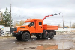 Transport Vehicle with Crane NR8082S Model 2784U3 on Ural 55571 Chassis