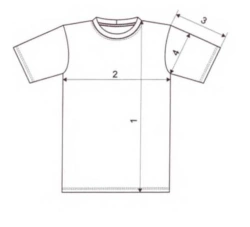 Military-Style T-Shirt with Standard Fit for Soldiers