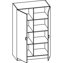 Metal Utility Cabinet for Storage Solutions