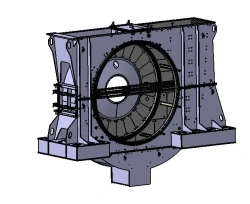 MV 3850/1150/460 Fan Mill Housing Assembly for Brown Coal Grinding