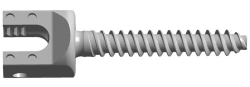 Cannulated Pedicular Screw for Spinal Fixation (5.5-6.5mm, 40-70mm Length)