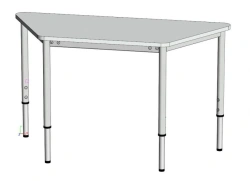 Collaborative Trapezoidal Modular Table for Teamwork