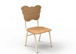 Adjustable Metal Frame Children's Chair "Butterfly" No. 1 / StU04