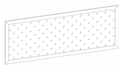 Reinforced Household Mirror with Frame, Model TV-BZRБ-5.26.01