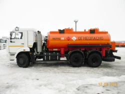 Oil Tanker NEFAZ-6606-A5 on KAMAZ-65115-A5 Chassis with KAMAZ Engine 667.511-300