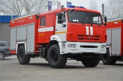 Foam Firefighting Vehicle APT (2.0-4.0)-?, model 58815K43502, modification 58815D on KAMAZ-43502-D5 chassis