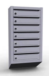 Durable Metal Mailbox Series YPS (Height: 240-1060mm, Width: 330-415mm, Depth: 170-210mm)