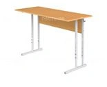 Two-Seat Student Desk for Educational Use