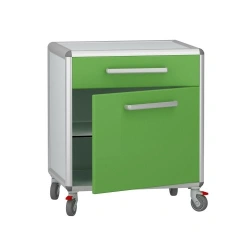 Mobile Medical Cabinet for Storage, Model DM-1-107-06.K2.F1