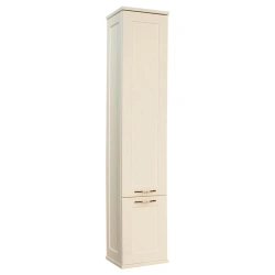 Aquaton Leon Wall-Mounted Column Cabinet Beige Oak 1A186503LBPR01