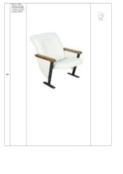 Orion Armchair for Public Spaces, Size 535*740*900 mm