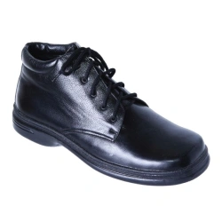 Orthopedic Footwear for Prosthesis and Residual Limb - Men's Boots with Indigo Finish